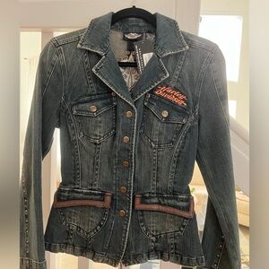 NEW: Harley Davidson Jean Jacket